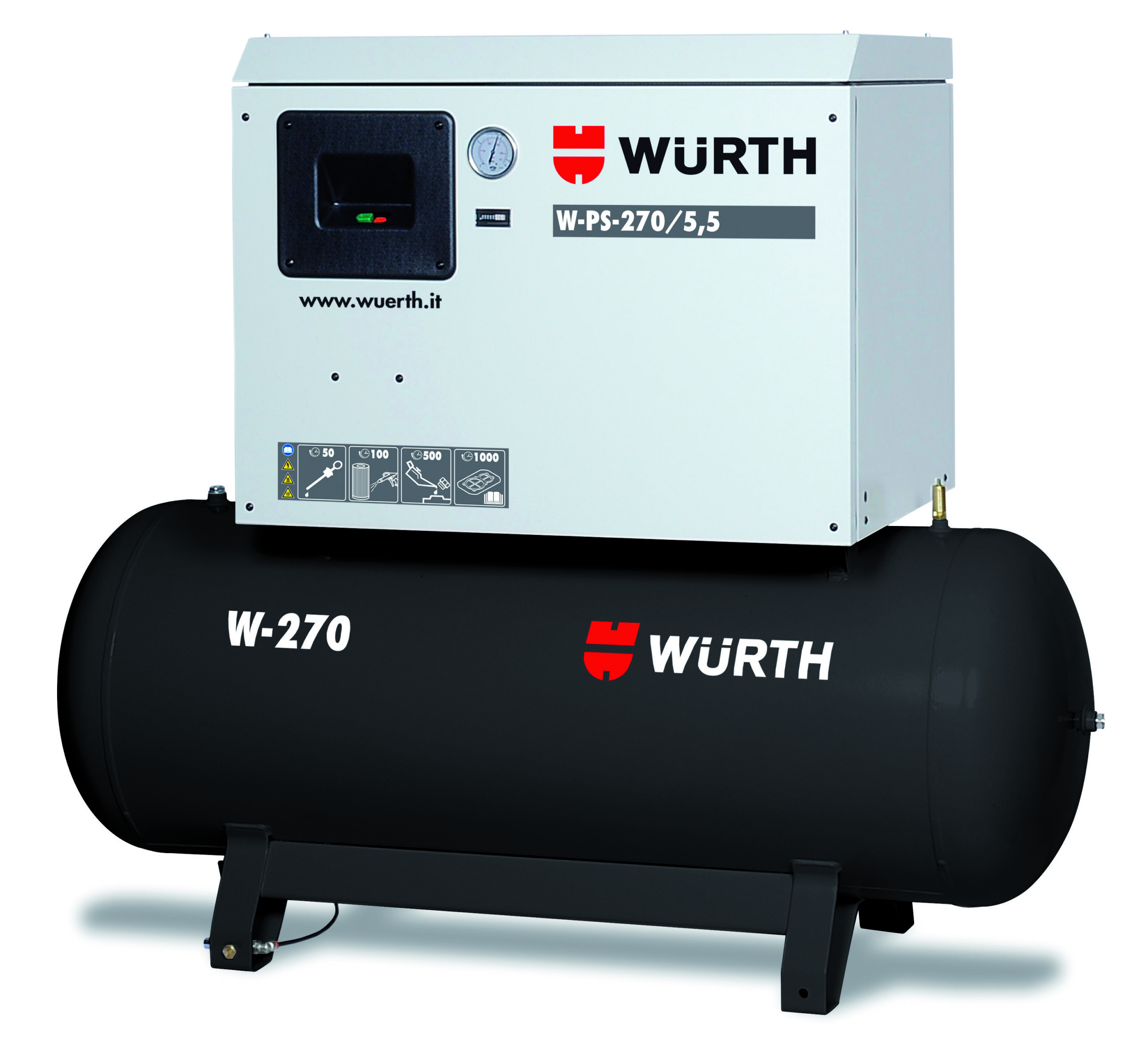 COMPRESSORE SILENZIATO W-PS 500/7.5 - Equipment by Würth